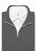 Quarter Zip w/ Built in Polo Collar | Gray (Preorder)