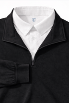 Quarter Zip w/ Built in Polo Collar